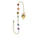 Pendolo Conico in Bronzo con Chakra (BRO58)