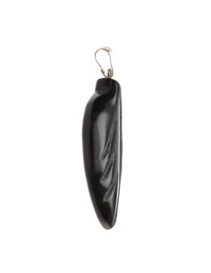 Pendentif feuille d'obsidienne 2