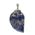 Sodalite Leaf Pendant