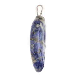 Pendentif feuille de sodalite