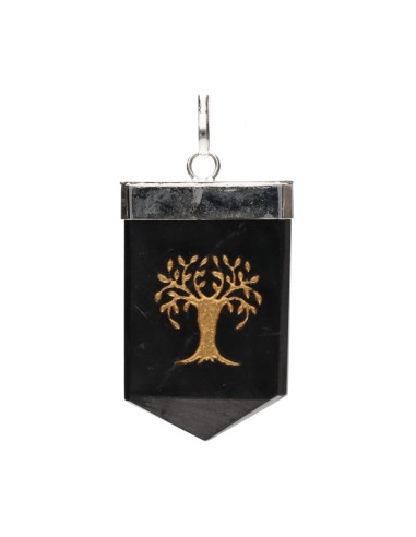 Ciondolo di Shungit Albero della Vita...