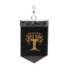 Ciondolo in Shungite Albero della Vita in Bagno d'Argento