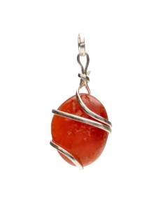 Pendentif cornaline avec...