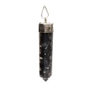 Pendente Punta di Shungite con Resina in Bagno d'Argento