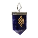 Pendente in Sodalite Nodo Infinito