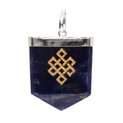 Pendente in Sodalite Nodo Infinito