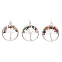 Tree of Life Multicolor Tourmaline Pendant