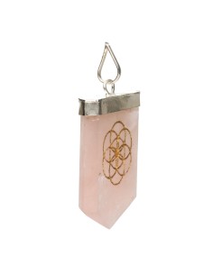 Colgante di Quarzo Rosa... 2