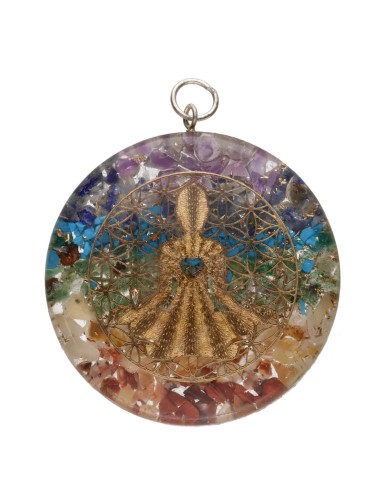 Ciondolo Orgonite Buddha Chakras