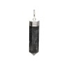 Silver Plated Larvikite Tip Pendant