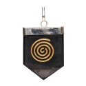 Pingente de shungite em espiral