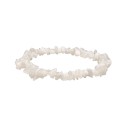 Pulseira com pequenas lascas de pedra da lua