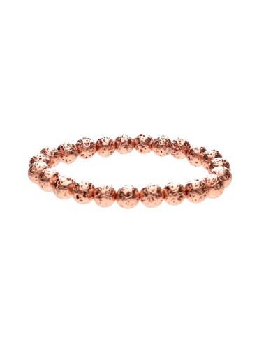 Pulsera di Lava da Bagno di Rame 8mm