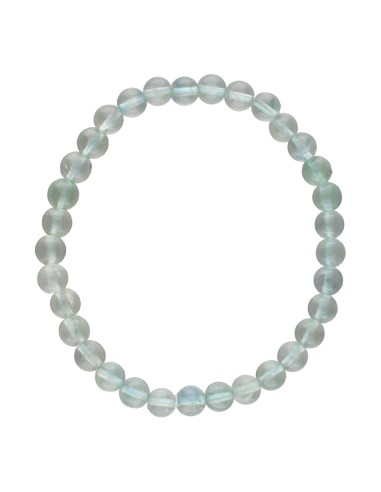 Bracelet de Fluorite bleue 6mm