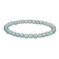 Bracciale in Fluorite Blu 6mm