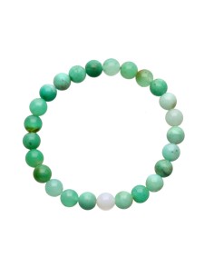 Bracelet en chrysoprase... 2