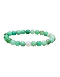 Bracelet en chrysoprase...