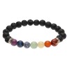 Pulsera de Lava y Chakras 8mm