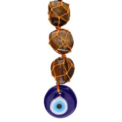 Accessorio Specchietto con Occhio Turco e Occhio di Tigre