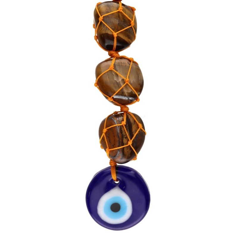 Accessorio Specchietto con Occhio Turco e Occhio di Tigre