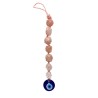 Accessorio Specchietto con Occhio Turco e Quarzo Rosa
