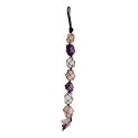 Accessorio Specchietto con Ametista, Quarzo e Quarzo Rosa