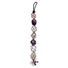 Amethyst, Quartz and Rose Quartz Rear View Mirror Accessory