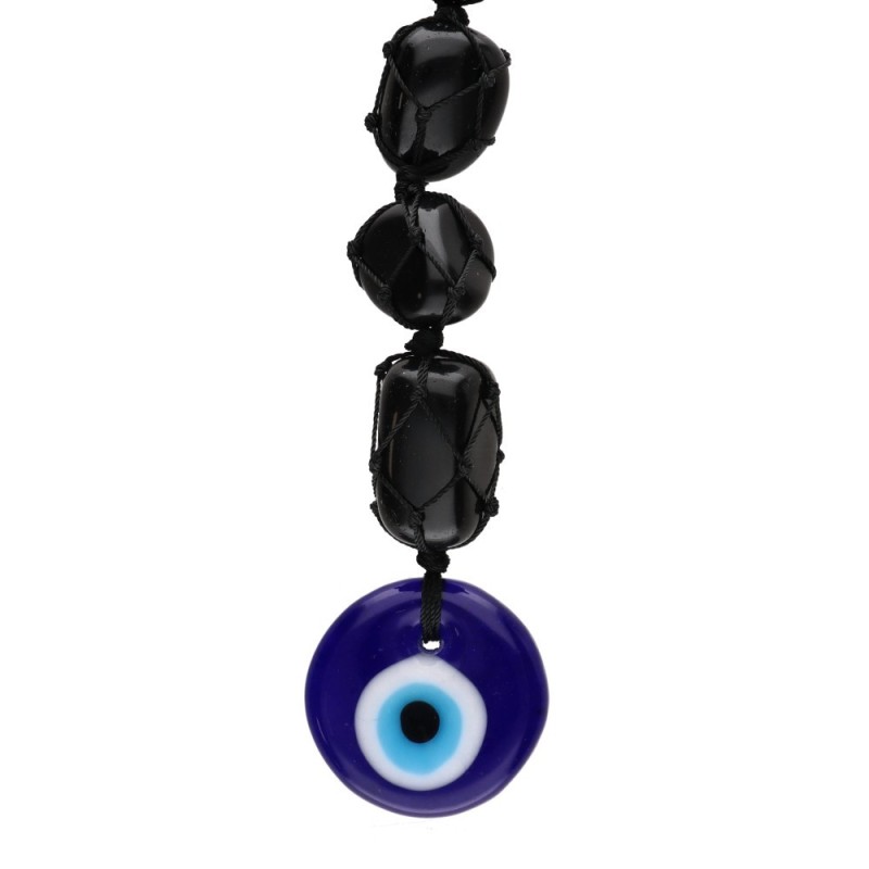 Accessorio Specchietto con Occhio Turco e Ossidiana