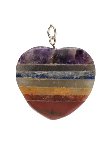 Colgante Cuore dei Chakra