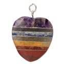 Colgante Cuore dei Chakra