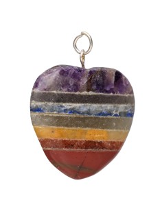 Colgante Corazón de Chakras 2