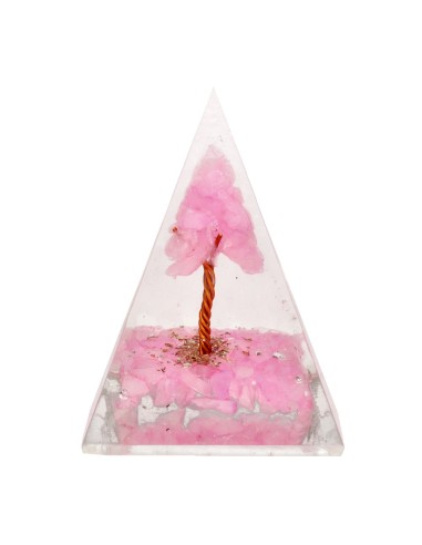 Rose Quartz Orogonite Pyramid in...