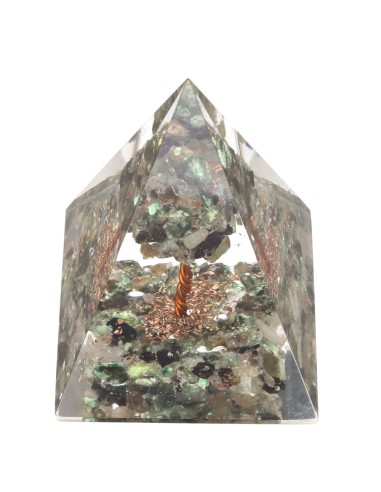 Pyramide d'Orogonite Emeraude en...
