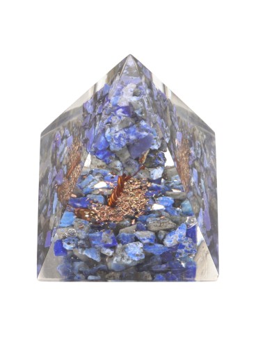 Pirâmide de Orogonite Lapis Lazuli em...