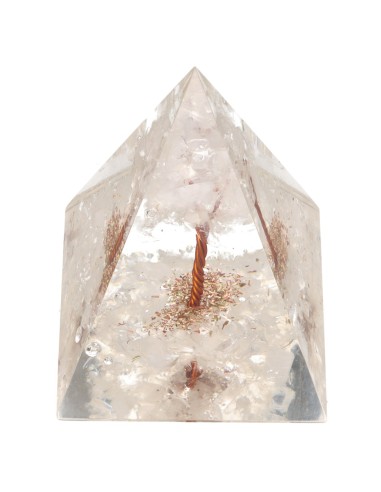 Pirámide Orgonite di Quarzo in Resina...