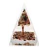 Pirâmide Orogonite Turmalina Pirâmide em Resina com Árvore 4x4cm