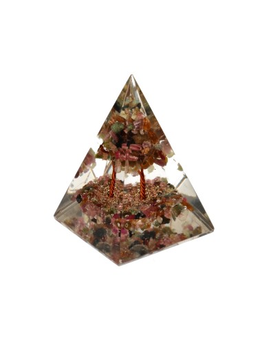 Pyramide Orgonite Tourmaline en...