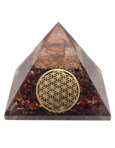 Pyramid Orgonite Garnet in...
