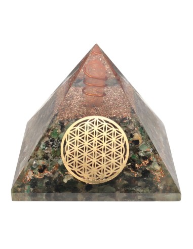 Piramide in resina con Orgonite di...