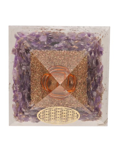 Amethyst Amethyst Pyramid in Resin...