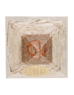 Sélénite Orgonite Pyramide... 2