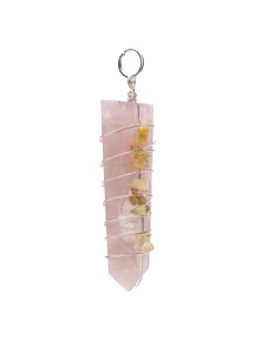 Rose Quartz Flat Spiral... 2
