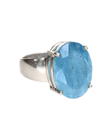 Aquamarine Ring in Sterling Silver...