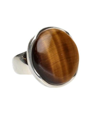 Tiger's Eye Ring in 925 Sterling...