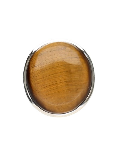 Anillo de Ojo de Tigre en Plata de...