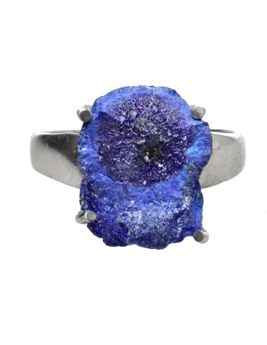 Anel Azurite em Prata de Lei 925 (49P)