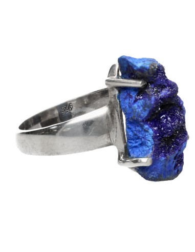Anel Azurite em Prata de Lei 925 (52P)