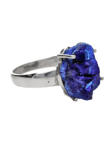 Bague d'azurite en argent 925 (53P)