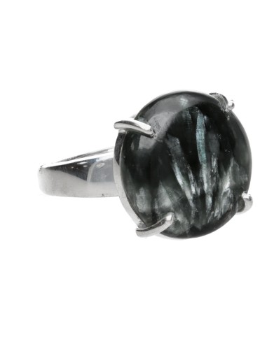 Bague en argent 925 seraphinite (56P)