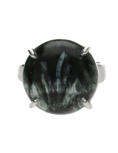 Seraphinite Ring in 925 Sterling...